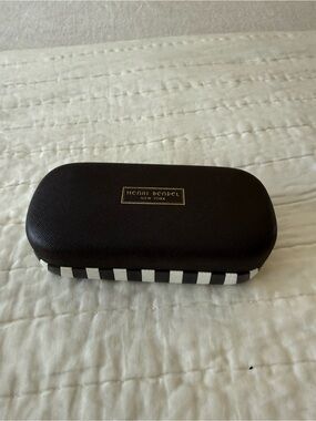 Henri Bendel logo sunglasses case
